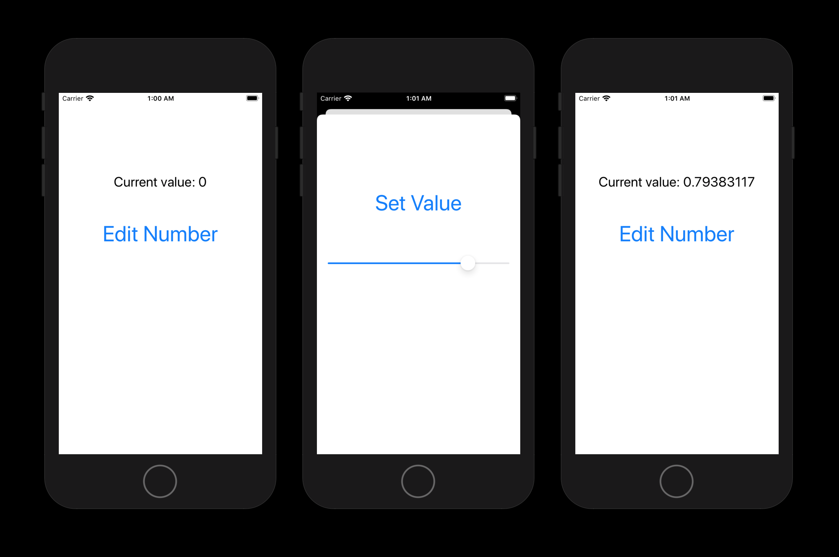 Passing data back to a view controller